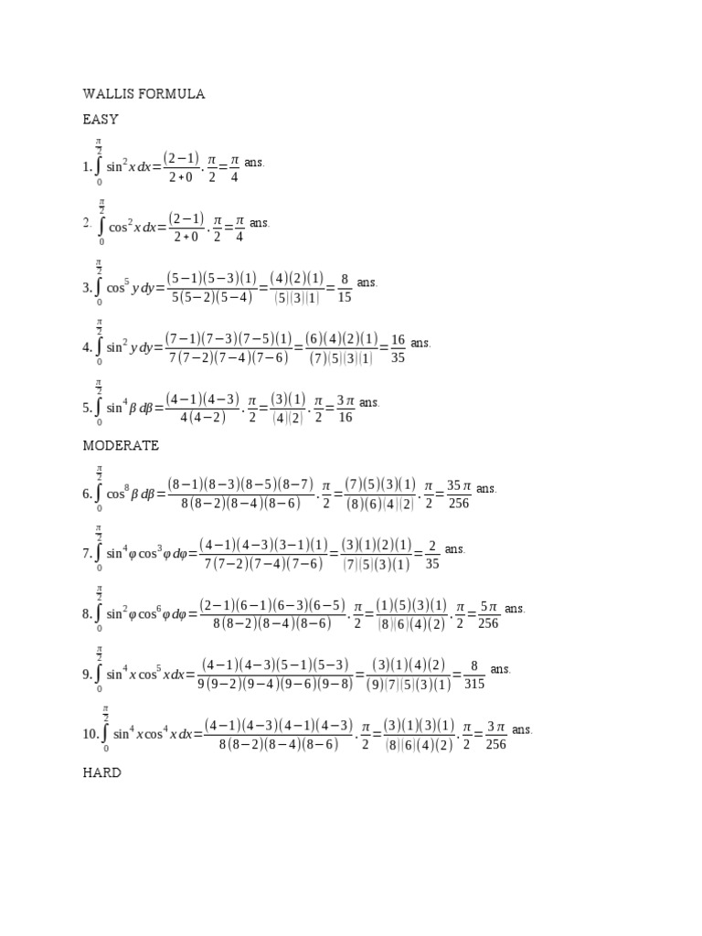 Calculus sample problem pdf