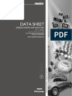 Data Sheet: General Purpose Chip Resistors
