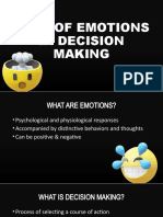 Role of Emotions in Decision Making-2