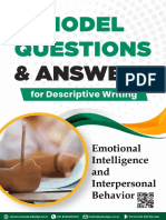 Model Questions and Answers - Emotional Intelligence and Interpersonal Behavior 1 Lyst8964