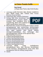 DOA Kekuatan Iman Doa Cinta Tanda Salib