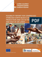 Feasibility Report For Compressed Stabilised Earth Block (CSEB) Production and Use in The North and East of Sri Lanka - Compressed