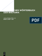Andreas Hettiger, Gregor Kalivoda, Franz-Huber Robling, Thomas Zinsmaier - Historisches Wörterbuch Der Rhetorik, Band 6 - Must - Pop-Mouton de Gruyter (2003)