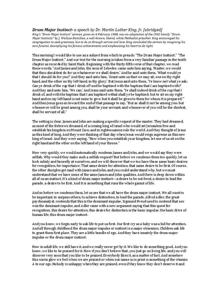 Drum Major Instinct PDF