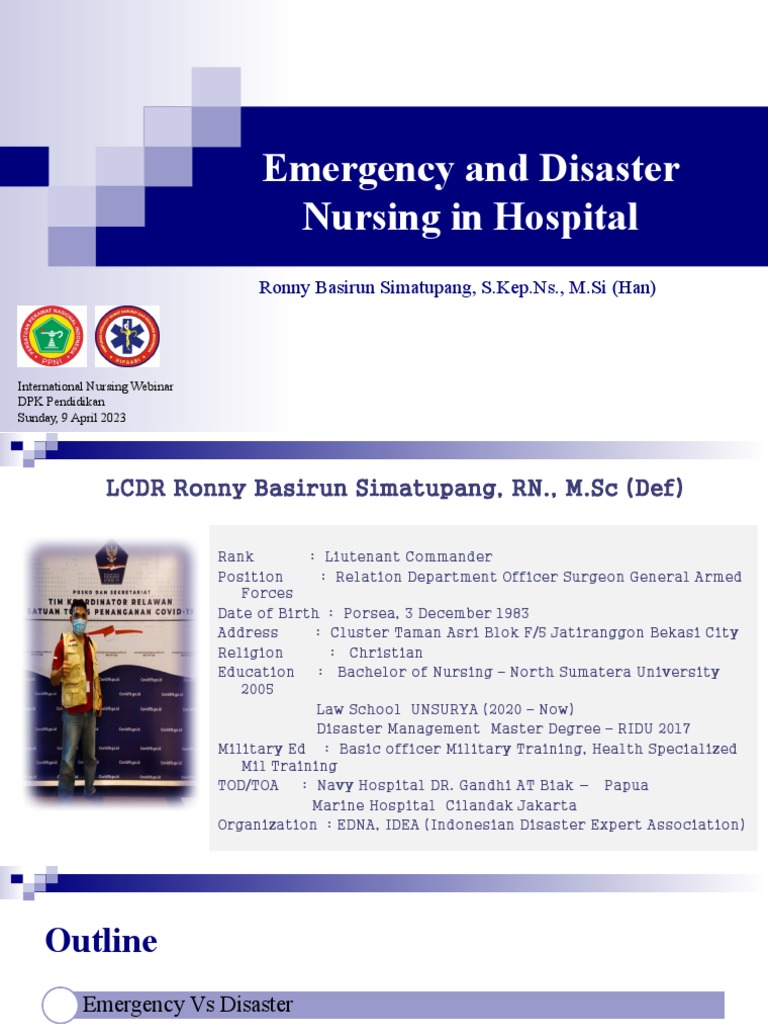 Emergency and Disaster Nursing New PDF Emergency Management Nursing