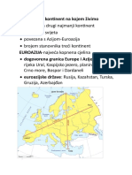 Europa-Kontinent Na Kojem Živimo