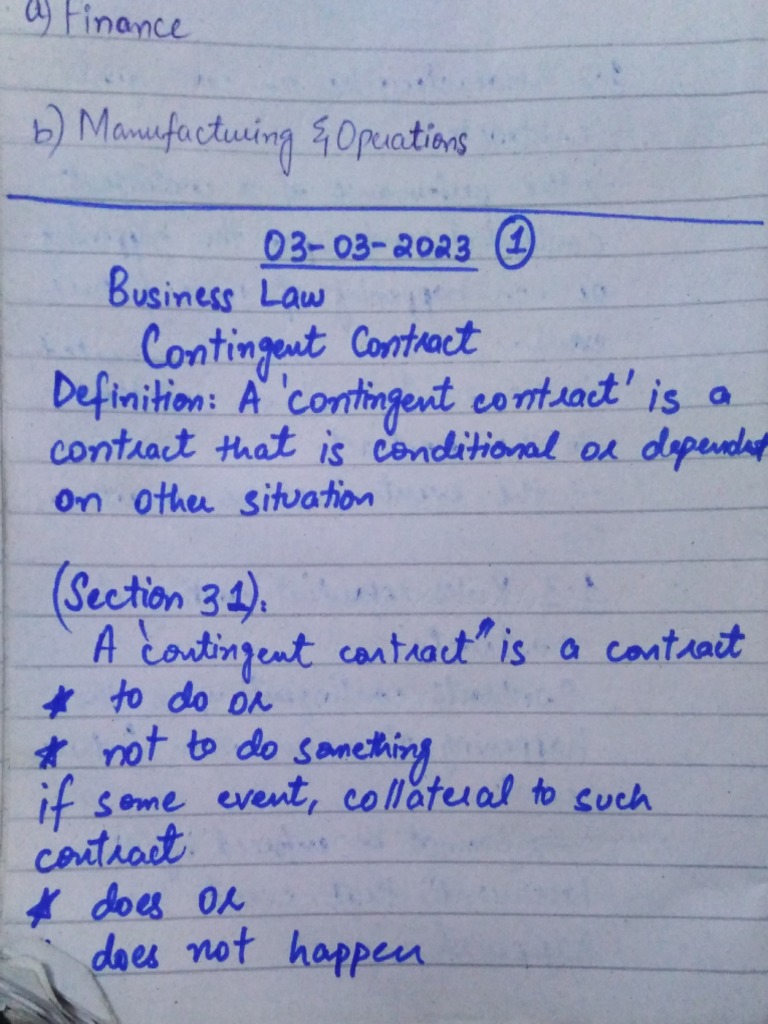 Business Law Notes | PDF