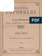 !!!amiculu - Poporului Calendariu 1887