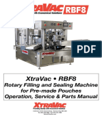 XtraVac RBF8 Rotary Bag Filling and Sealing Machine Operation Service and Parts Manual