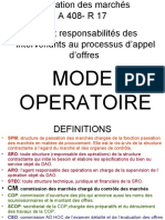 Mode Operatoire