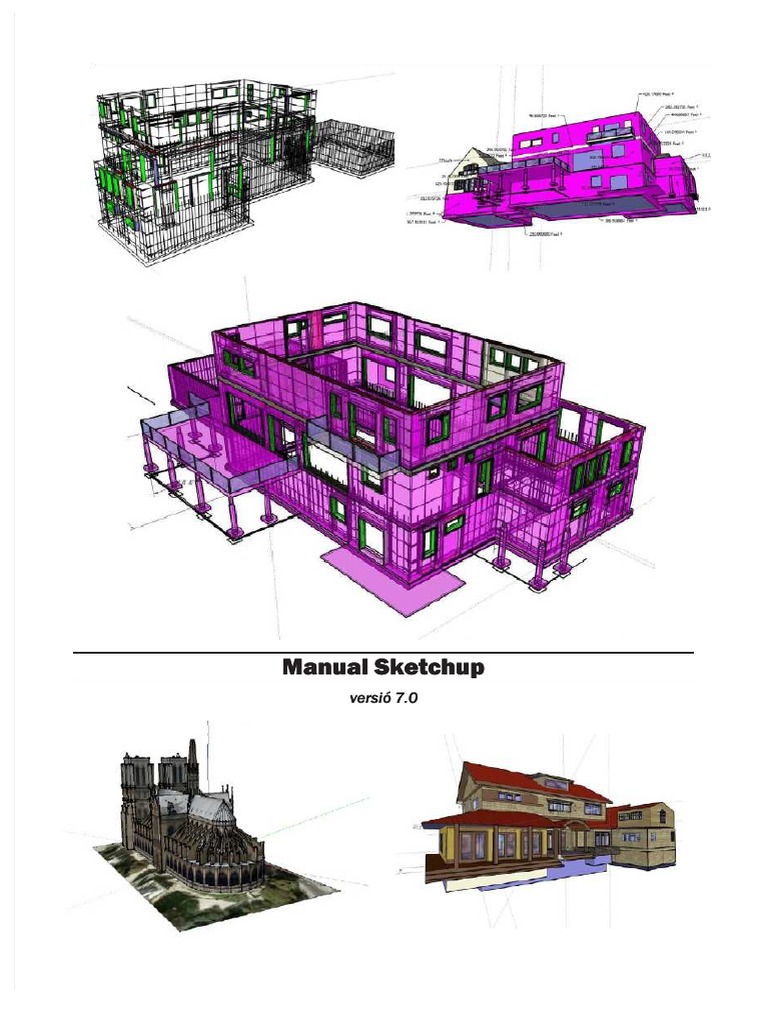 Manual Completo de SketchUp 7.0 | PDF | Sketch Up | Archivo de computadora