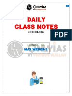 64142f9eb4e42f001813d80c - ## - Sociology 48 - Daily Class Notes - (UPSC Optional Sociology)