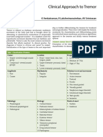 Approach To Tremor