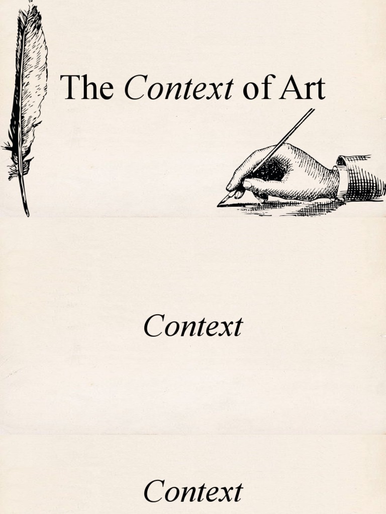 The Context of Art | PDF