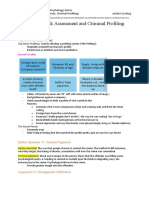 Wk5 (Offender Risk Assessment and Criminal Profiling)