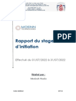 Rapport Du Stage