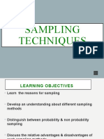 Sampling Techniques