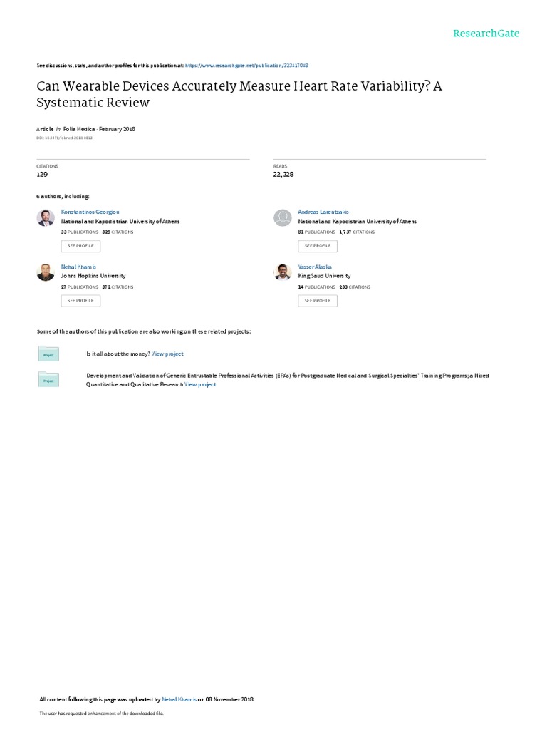 Can Wearable Devices PDF Electrocardiography Clinical Medicine