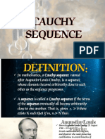 Cauchy Sequence 1