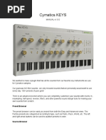 Cymatics Keys Manual