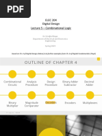 Lecture 5 - Combinational Logic