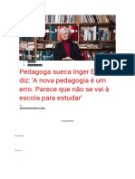 Pedagoria Sem Esofrço Não Se Vai Ao Longe