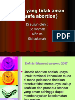 Aborsi Yang Tidak Aman (Unsafe Abortion)