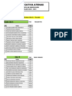 Horario Entrega Informe Aprendizaje FINAL 2do Grado EGB A 3er Curso Bachillerato