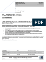 CR 10 (1) (A) (Fall Protection Planner) (J Pheko)