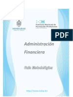 Guía Metodologica - Administración Financiera