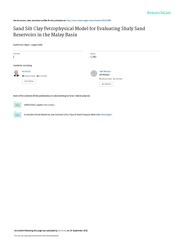 Sand Silt Clay Model | PDF | Physical Sciences