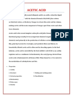 Acetic Acid