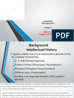 Lecture 2 Cognitive Psy (History)