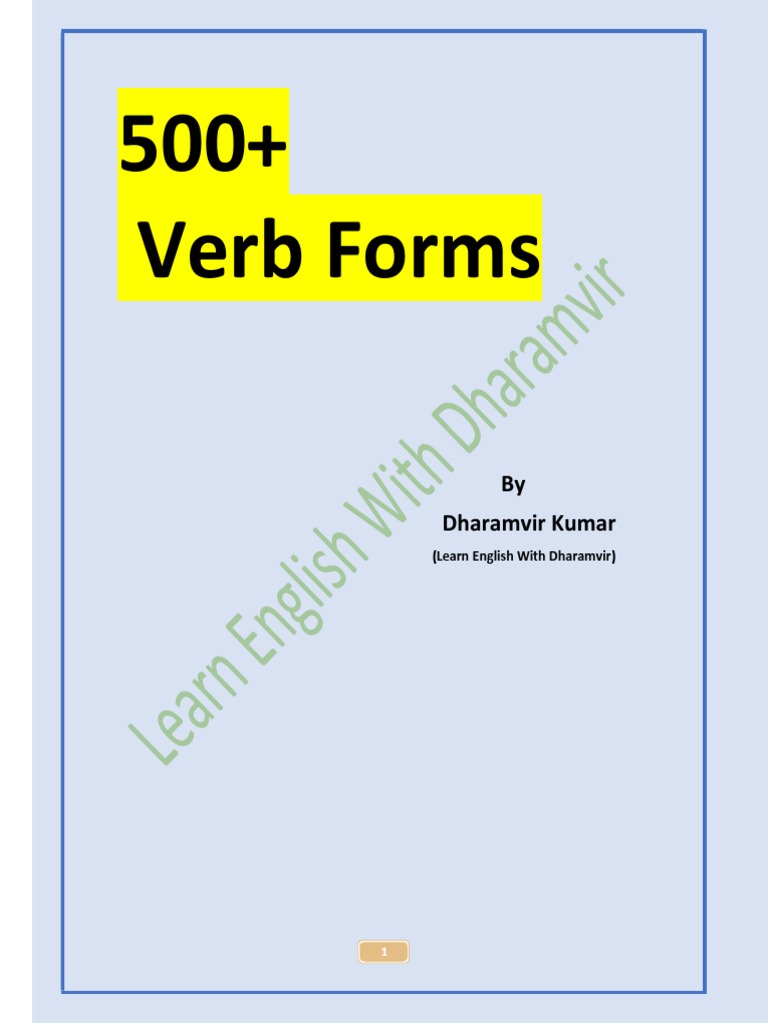 Verb Forms | PDF