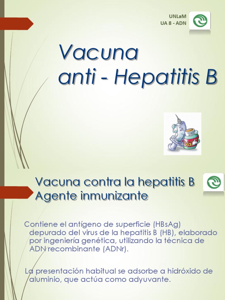 Esquema de Vacunación Hepatitis B | PDF