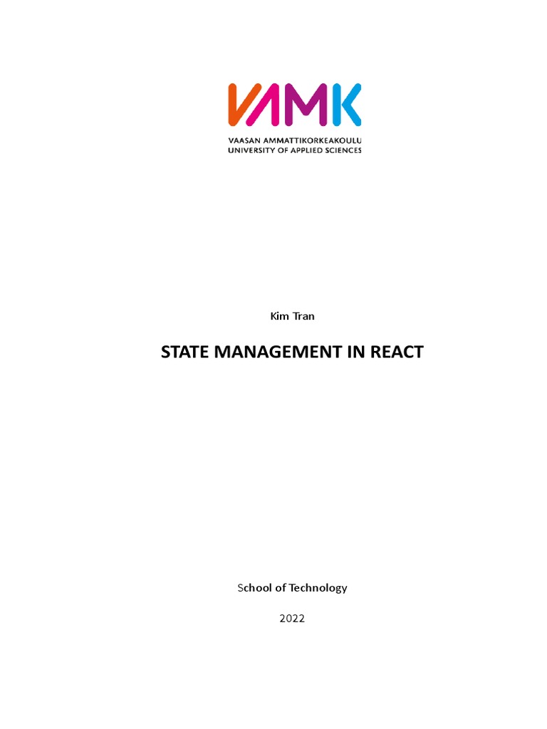 State Management Tools in React | PDF | Document Object Model | World ...