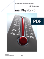 Thermal Physics A Lecture Notes