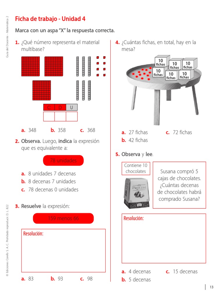 Ficha de trabajo 4 | PDF