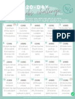 20 Day Arm + Abs Challenge by @meatfreemarialee