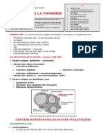 Cancers de La Thyroïde - Organisé