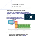 (Lecture 4) Biochemistry and Lab Techniques