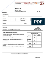 Economics O II 1st Sessional Examination 2021