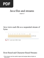 Java Files and Streams