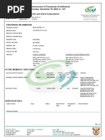 COR14.3 Registration Certificate Details | PDF