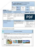 Sesion de P.S Reflexionamos Sobre Los Desastres Naturales