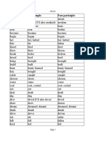 Irregular Verbs