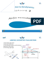 Airfoil geometry's