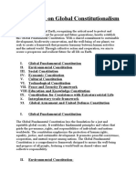 Framework On Global Constitutionalism