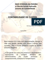 CONTABILIDADE DE CUSTOS - Parte I - Bases do Conhecimento - Ádamo