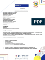 6º Ao 9º Ano Lista de Materias - 2023